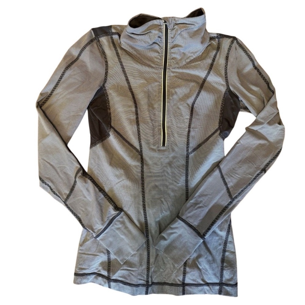 lululemon athletica Taupe and Charcoal Hoodie